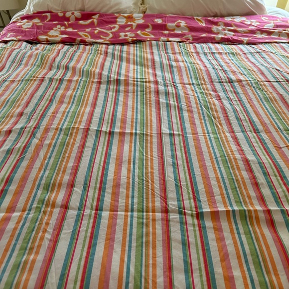 Queen cotton reversible button top closing handmade duvet - Picture 2 of 6